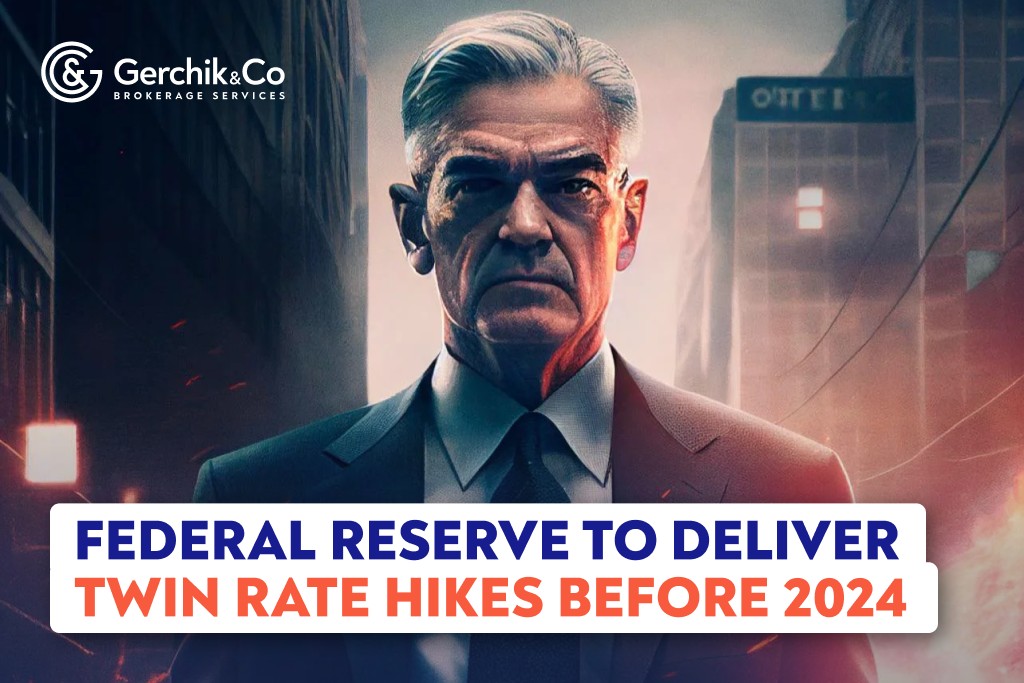 Federal Reserve to Deliver Twin Rate Hikes Before 2024